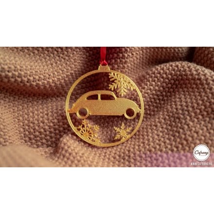 VW bogár karácsonyfadísz