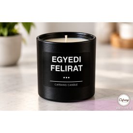 *** Egyedi feliratos gyertya a saját feliratoddal***