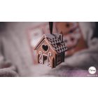 Boldog Karácsonyt összerakható "mézeskalács" házikó