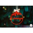 K6 Egyedi karácsonyfa dísz, Fenyőág