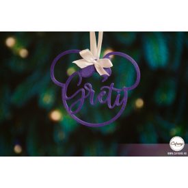 K8 Egyedi karácsonyfa dísz, Minnie