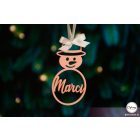 K7 Egyedi karácsonyfa dísz, Hóember