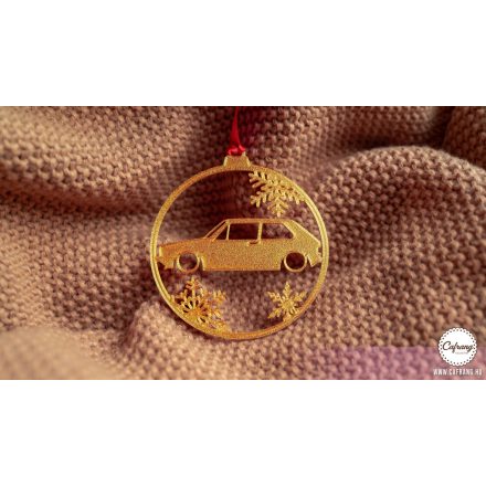 VW Golf 1 karácsonyfadísz