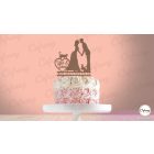 Esküvői pár, macskákkal