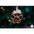 K18 Egyedi karácsonyfa dísz, Mancs