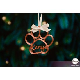 K18 Egyedi karácsonyfa dísz, Mancs