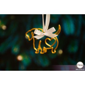 Tacskó fenék dísz