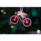 Biciklis karácsonyfadísz