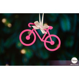Biciklis karácsonyfadísz
