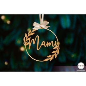 K21 Egyedi karácsonyfa dísz, Leveles kör