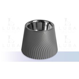 LUBA spiral Kutya & Macska etető/itató tál 