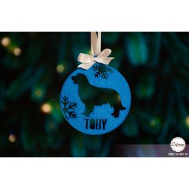 K15 Egyedi karácsonyfa dísz, Kutyás