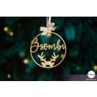 K23 Egyedi karácsonyfa dísz, Szarvas kör